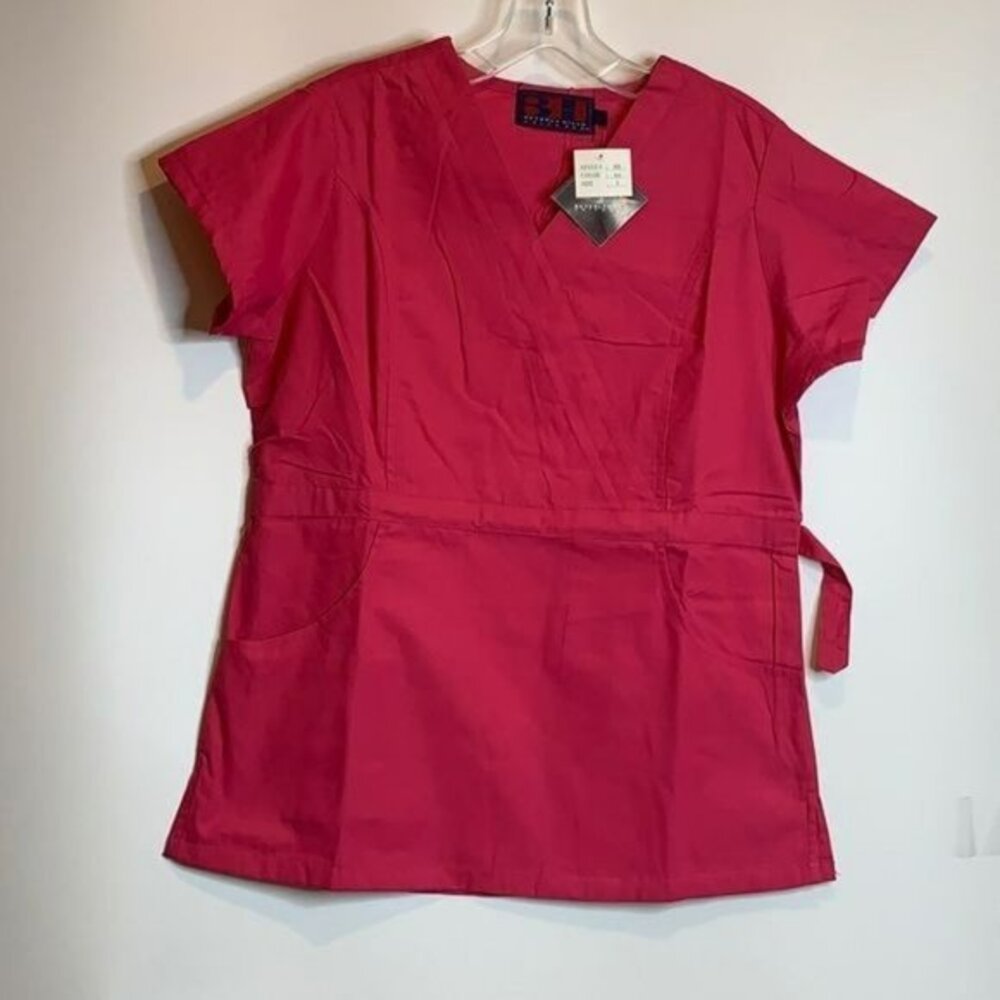 NWT Beverly Hills Uniforms Scrubs Top Small S